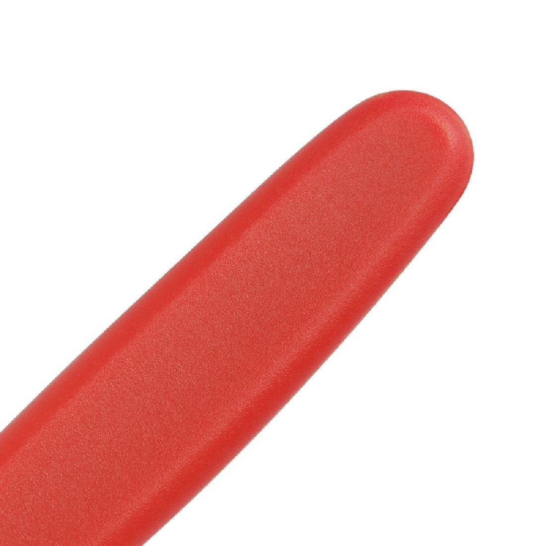 Couteau d office Hygiplas rouge 7,5 cm - FRANCE CHR