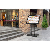 Porte-menu en acier noir Securit - FRANCE CHR