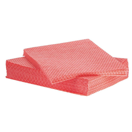 Chiffons Solonet Jantex rouges (Lot de 50) - FRANCE CHR