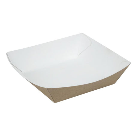 Grandes barquettes alimentaires kraft compostables Colpac 148mm - FRANCE CHR