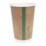 Gobelets boissons chaudes double paroi compostables Vegware 455 ml (lot de 400) - FRANCE CHR