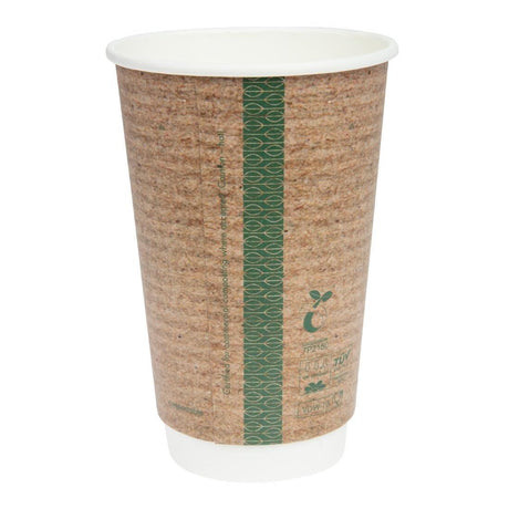 Gobelets boissons chaudes double paroi compostables Vegware 455 ml (lot de 400) - FRANCE CHR