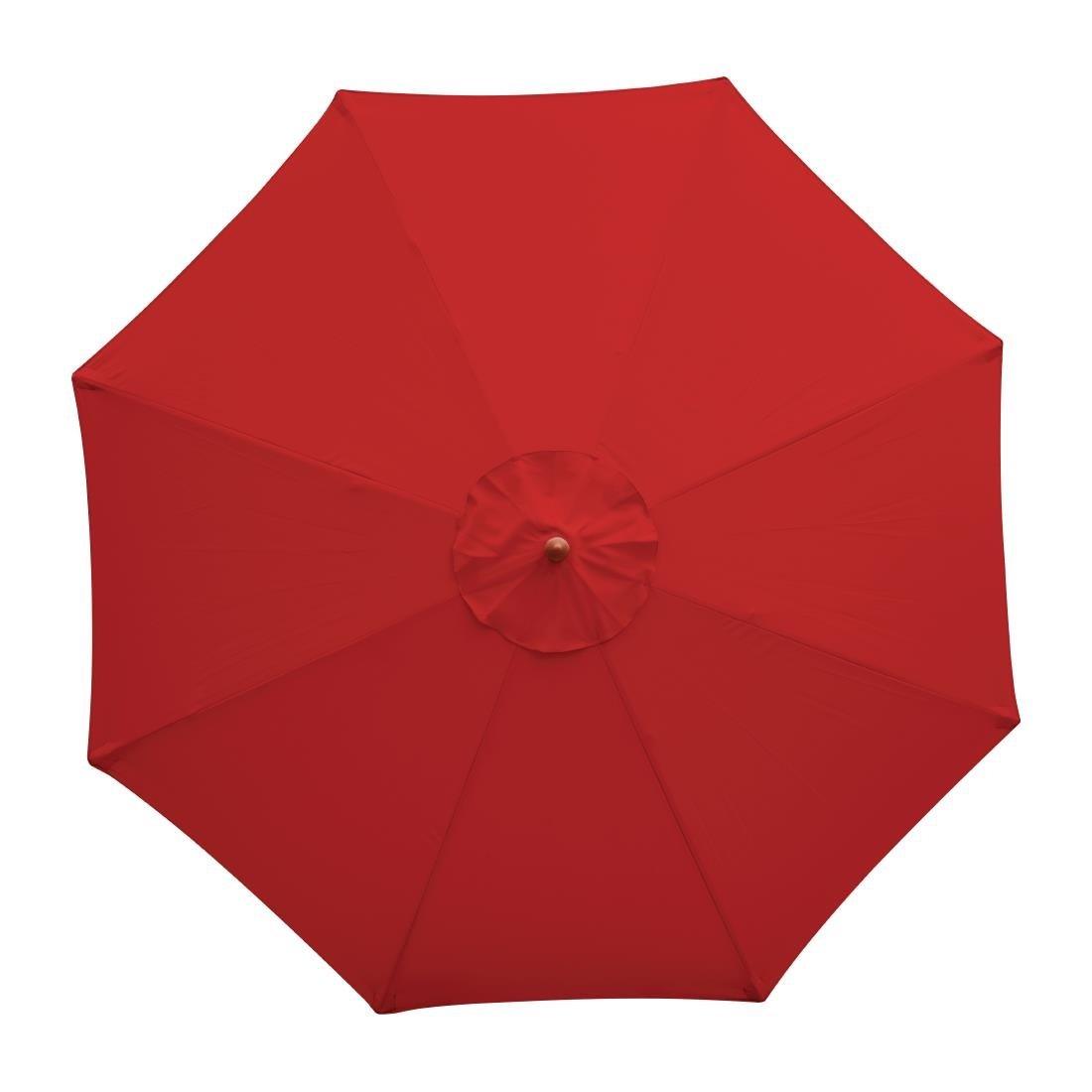 Parasol rond Bolero 2,5m rouge - FRANCE CHR