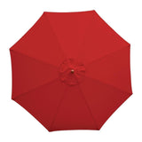 Parasol rond Bolero 2,5m rouge - FRANCE CHR