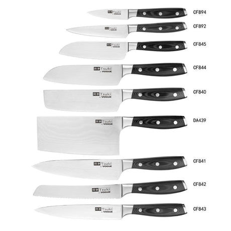 Couteau santoku Série 7 Vogue Tsuki 180mm - FRANCE CHR