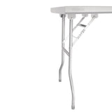 Table de travail pliante inox Vogue 1220x610x780mm - FRANCE CHR