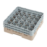 Casier à verres 25 compartiments Camrack Cambro beige hauteur max 133mm - FRANCE CHR