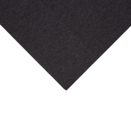 Serviettes dîner 2 plis format 1/8 Fiesta Recyclable 400mm noires (lot de 2000) - FRANCE CHR