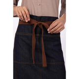 Tablier serveur Chef Works Urban Memphis bleu - FRANCE CHR