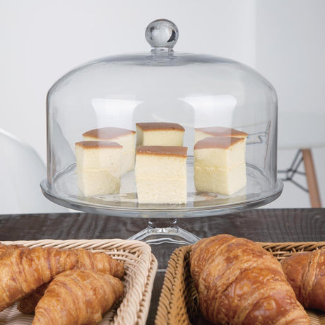 Cloche à gâteau en verre Olympia - FRANCE CHR