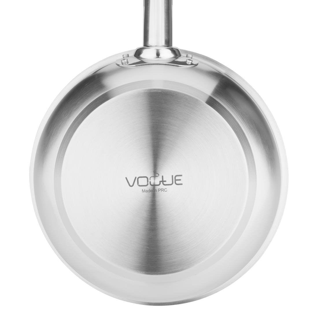 Poêle antiadhésive en inox Vogue Téflon Platinum Plus 280 mm - FRANCE CHR