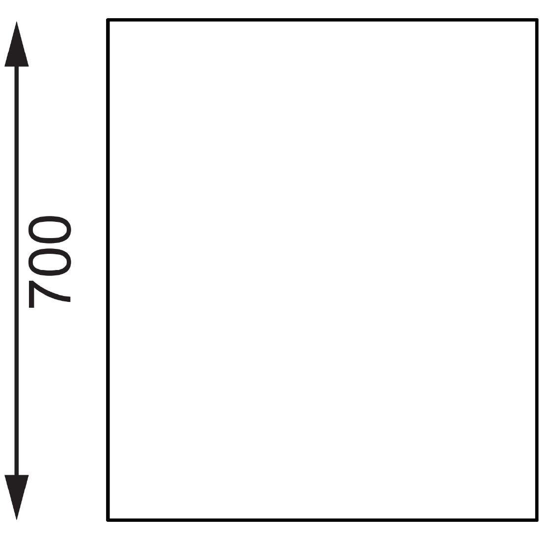 Table en acier inoxydable sans rebord Vogue 1800 x 700mm - FRANCE CHR