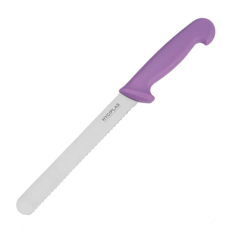 Couteau à pain Hygiplas violet 20cm - FRANCE CHR