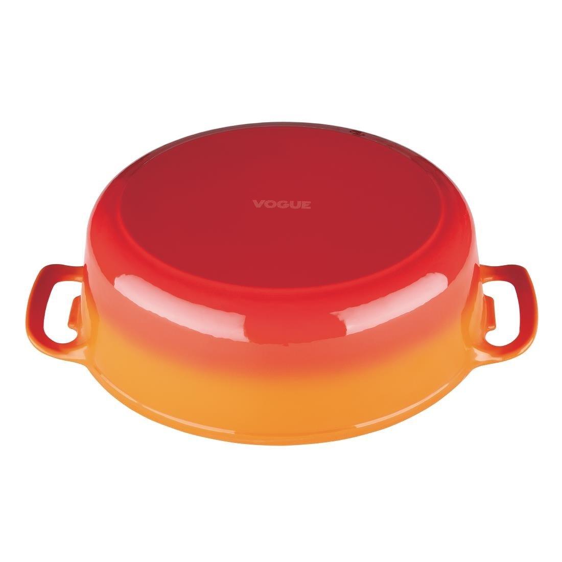 Cocotte ovale Vogue orange 5L - FRANCE CHR