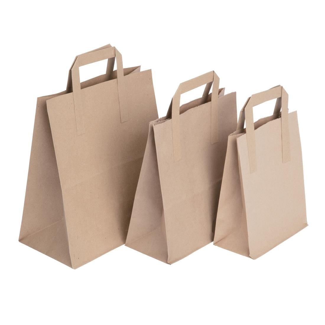 Petits sacs en papier recyclé marron Fiesta Compostable (lot de 250) - FRANCE CHR