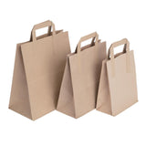 Petits sacs en papier recyclé marron Fiesta Compostable (lot de 250) - FRANCE CHR