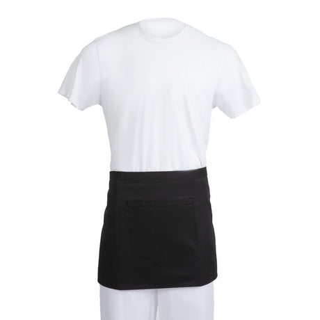 Tablier serveur court Whites noir - FRANCE CHR