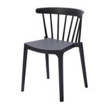 Chaises en polypropylène Windson anthracite (lot de 4) - FRANCE CHR