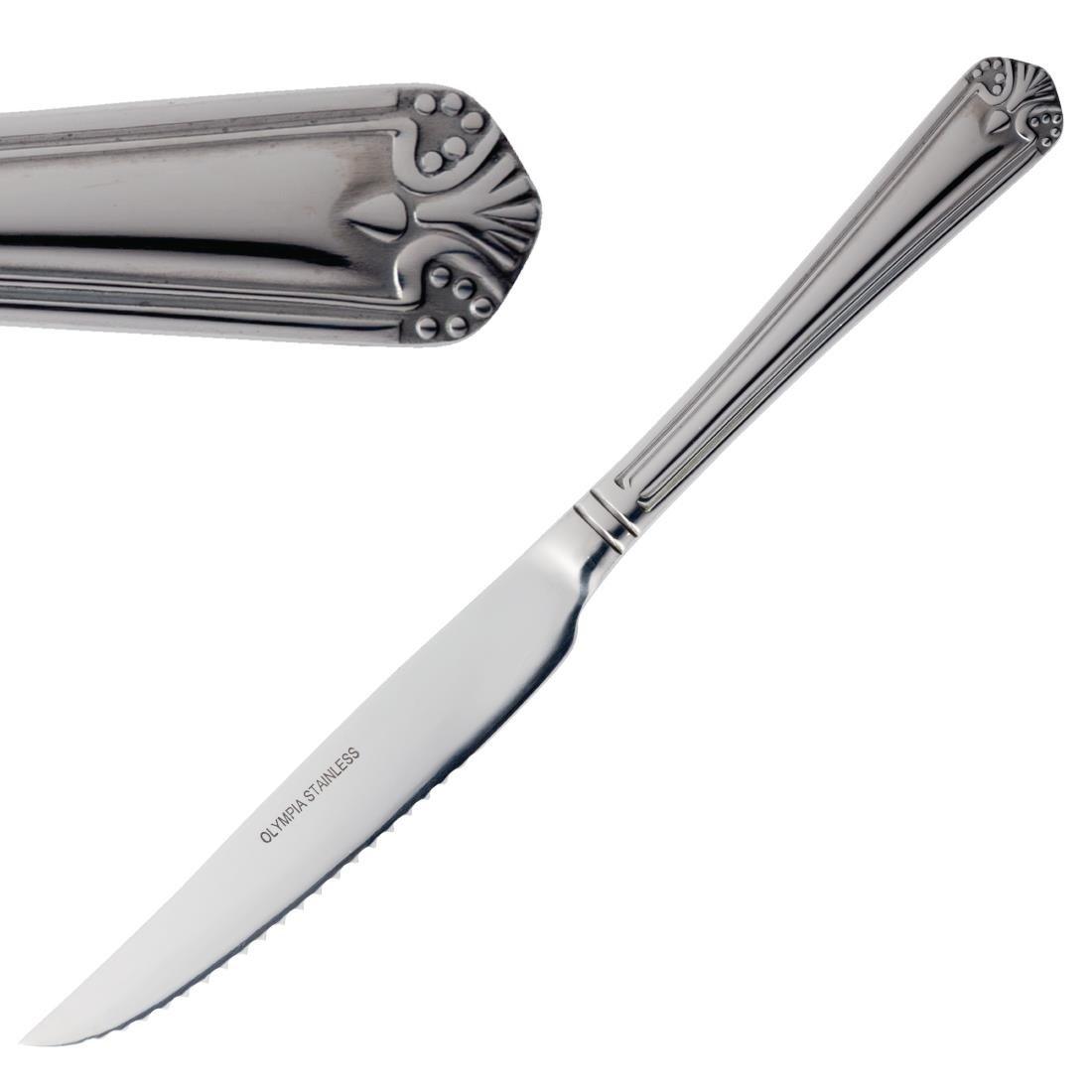 Couteau à viande Olympia Jesmond (Lot de 12) - FRANCE CHR