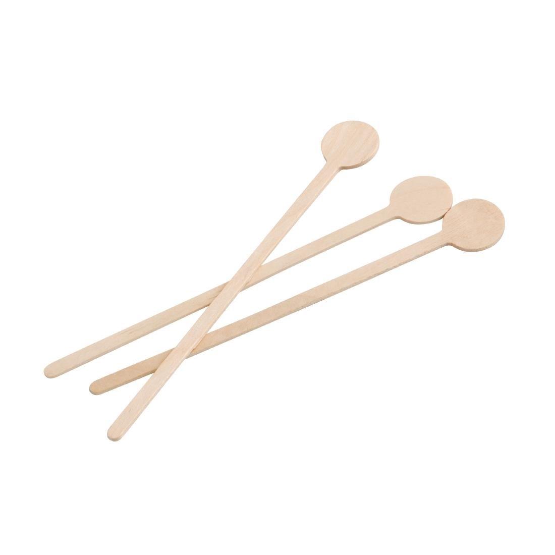 Agitateurs à cocktail biodégradables en bois Fiesta Compostable 150mm (Lot de 100) - FRANCE CHR