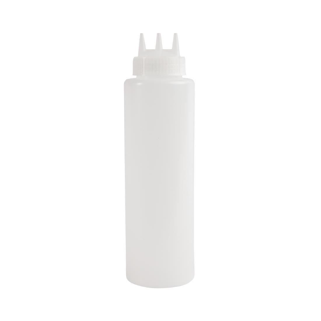 Bouteille souple transparente 3 embouts Vogue 908ml - FRANCE CHR