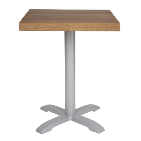 Plateau de table carré Bolero 600mm effet bois chêne rustique - FRANCE CHR