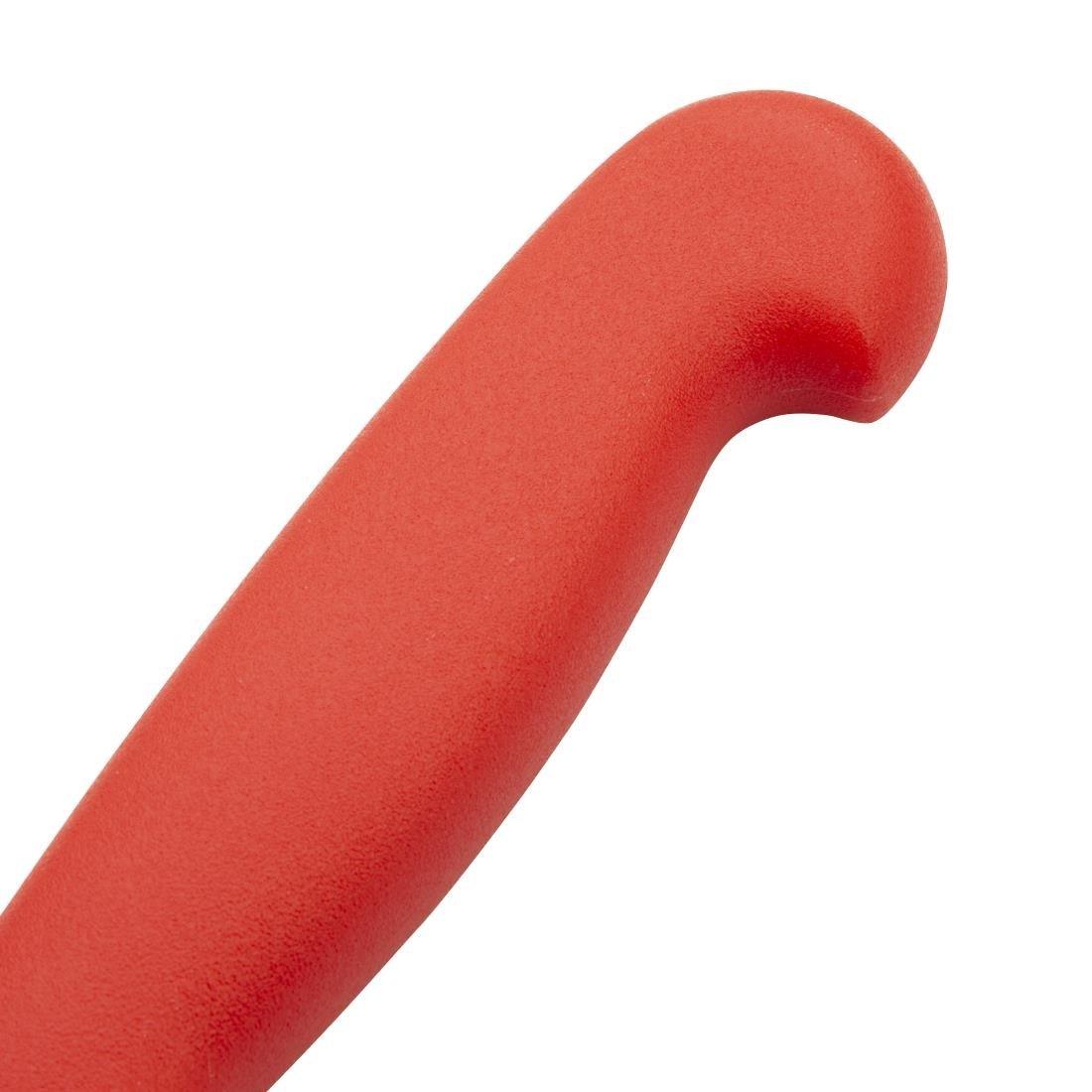 Couteau à désosser à lame rigide Hygiplas rouge 150mm - FRANCE CHR