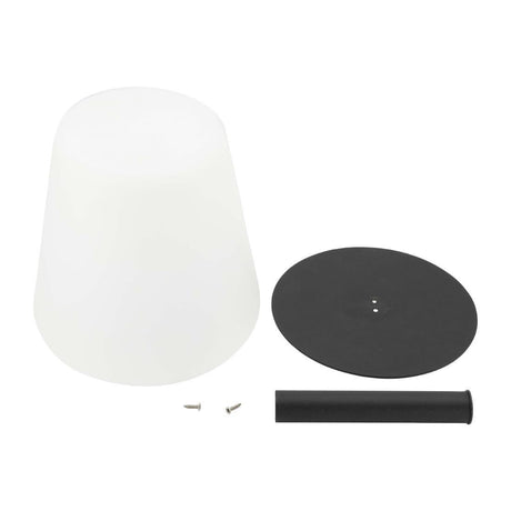 Lampe de table IP44 à LED dimmable avec 3 étiquettes ardoises Securit - FRANCE CHR