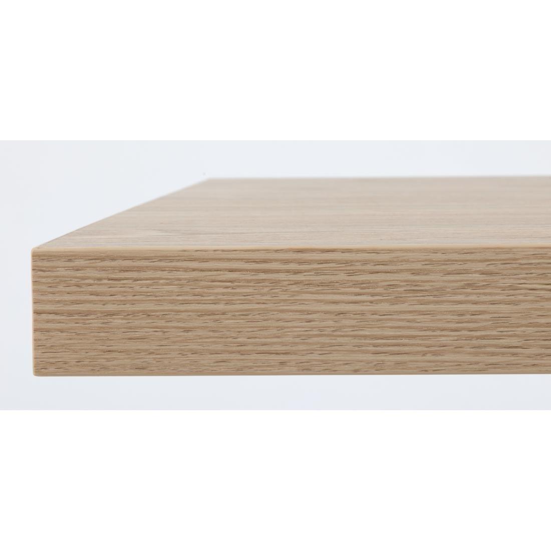 Plateau de table carré Bolero 700mm effet bois clair - FRANCE CHR