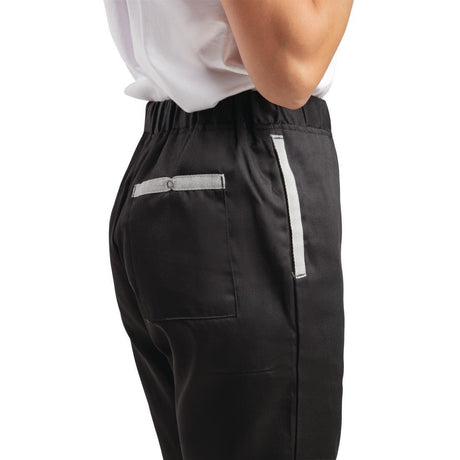 Pantalon de cuisine Southside noir XS - FRANCE CHR