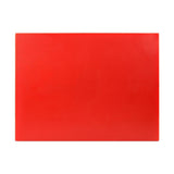 Grande planche à découper basse densité Hygiplas rouge - FRANCE CHR