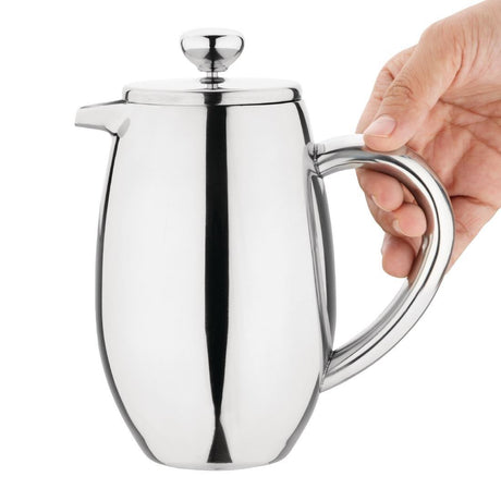 Cafetière à piston en inox isotherme Olympia 3 tasses - FRANCE CHR