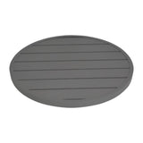 Plateau de table rond en aluminium Bolero gris foncé 580 mm - FRANCE CHR