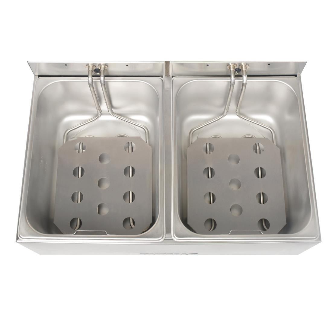 Friteuse double Buffalo - 2x5L 2x2,8kW - FRANCE CHR