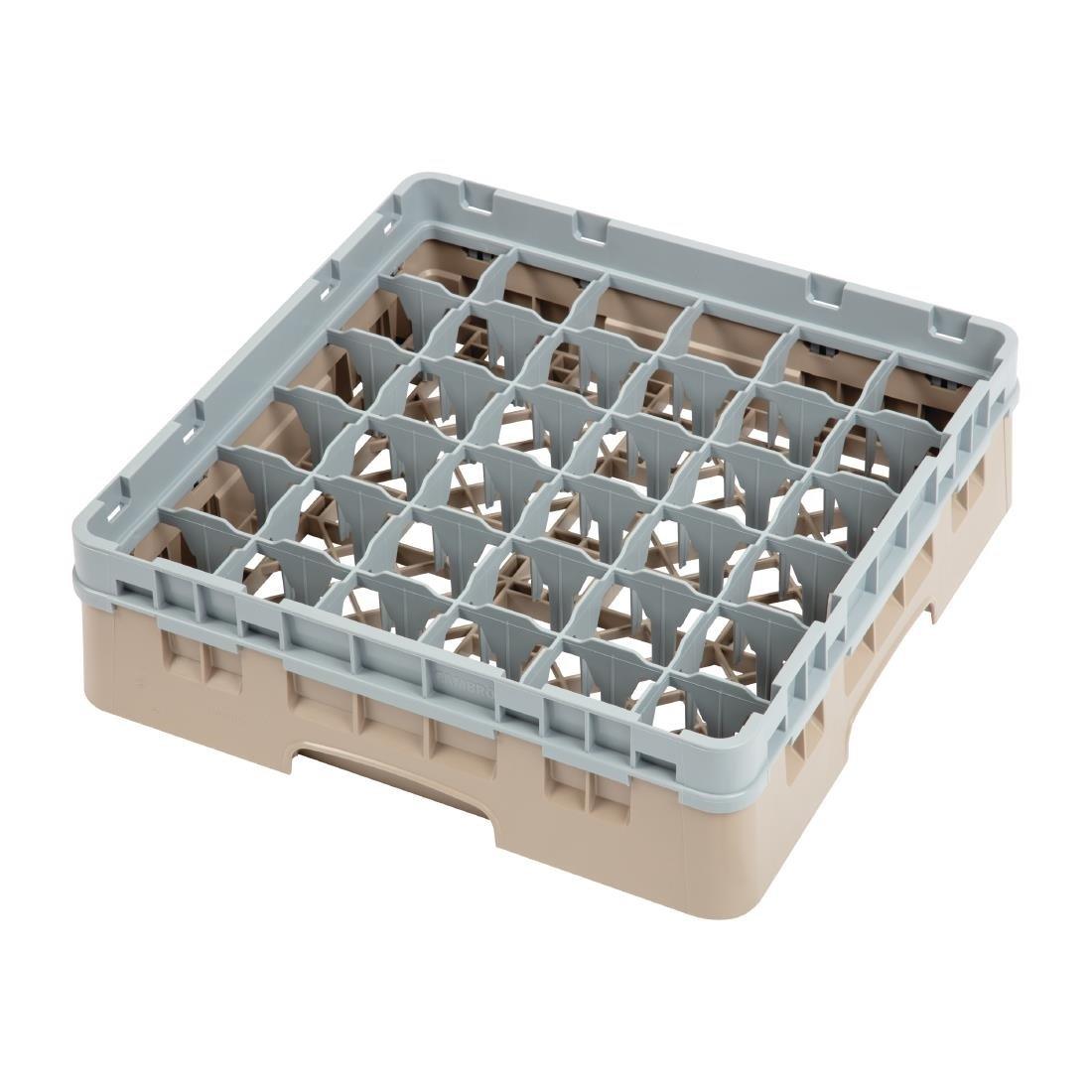 Casier à verres 36 compartiments Camrack Cambro beige hauteur max 92mm - FRANCE CHR