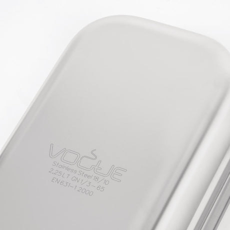 Bac inox 18/10 GN 1/3 Vogue 65mm - FRANCE CHR