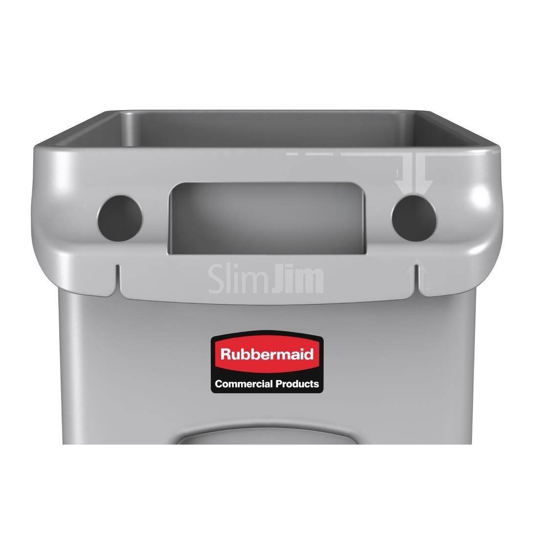 Collecteur Slim Jim Rubbermaid 60L - FRANCE CHR