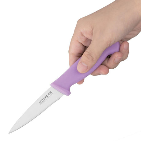 Couteau d'office Hygiplas violet 9cm - FRANCE CHR