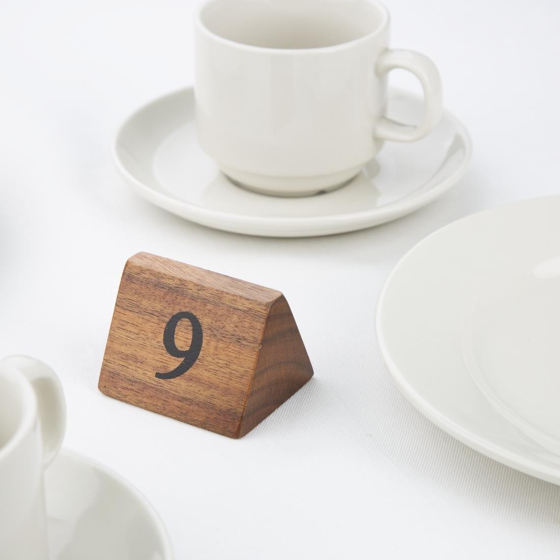 Numéros de table en bois Olympia 1 à 10 - FRANCE CHR