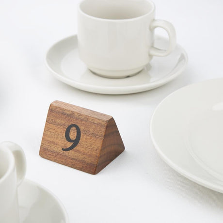 Numéros de table en bois Olympia 1 à 10 - FRANCE CHR