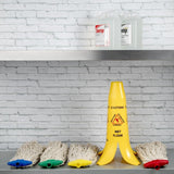 Tête de balai à franges Jantex Prairie Kentucky support rouge - FRANCE CHR