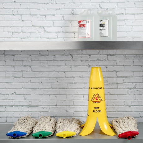 Tête de balai à franges Jantex Prairie Kentucky support rouge - FRANCE CHR