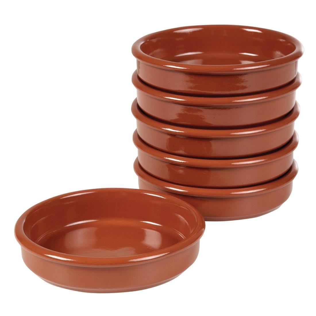 Ramequins crème brûlée Terracotta 130 mm (lot de 24) - FRANCE CHR