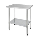 Table en acier inoxydable sans rebord Vogue 900 x 700mm - FRANCE CHR