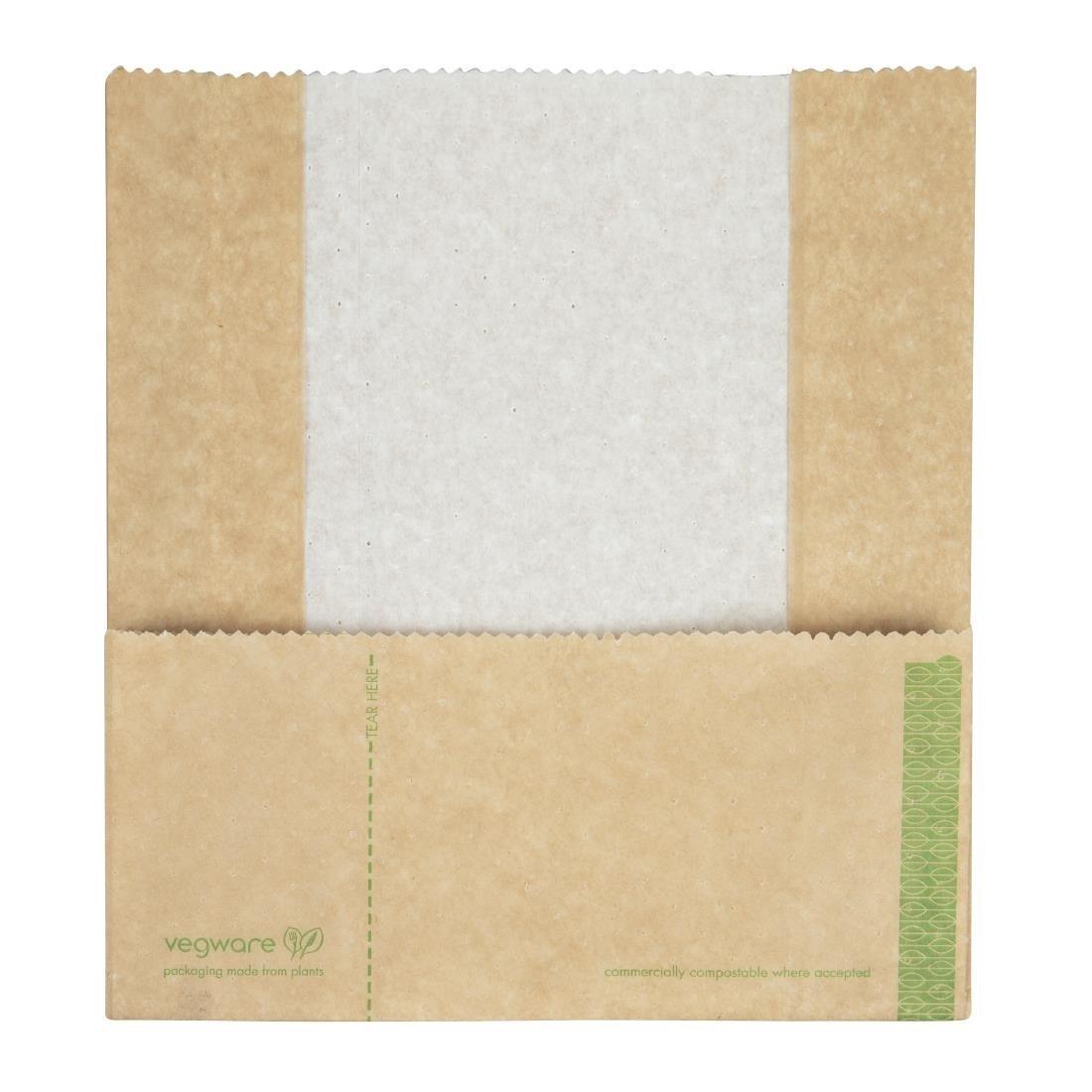 Sachets panini kraft compostables Vegware (lot de 500) - FRANCE CHR