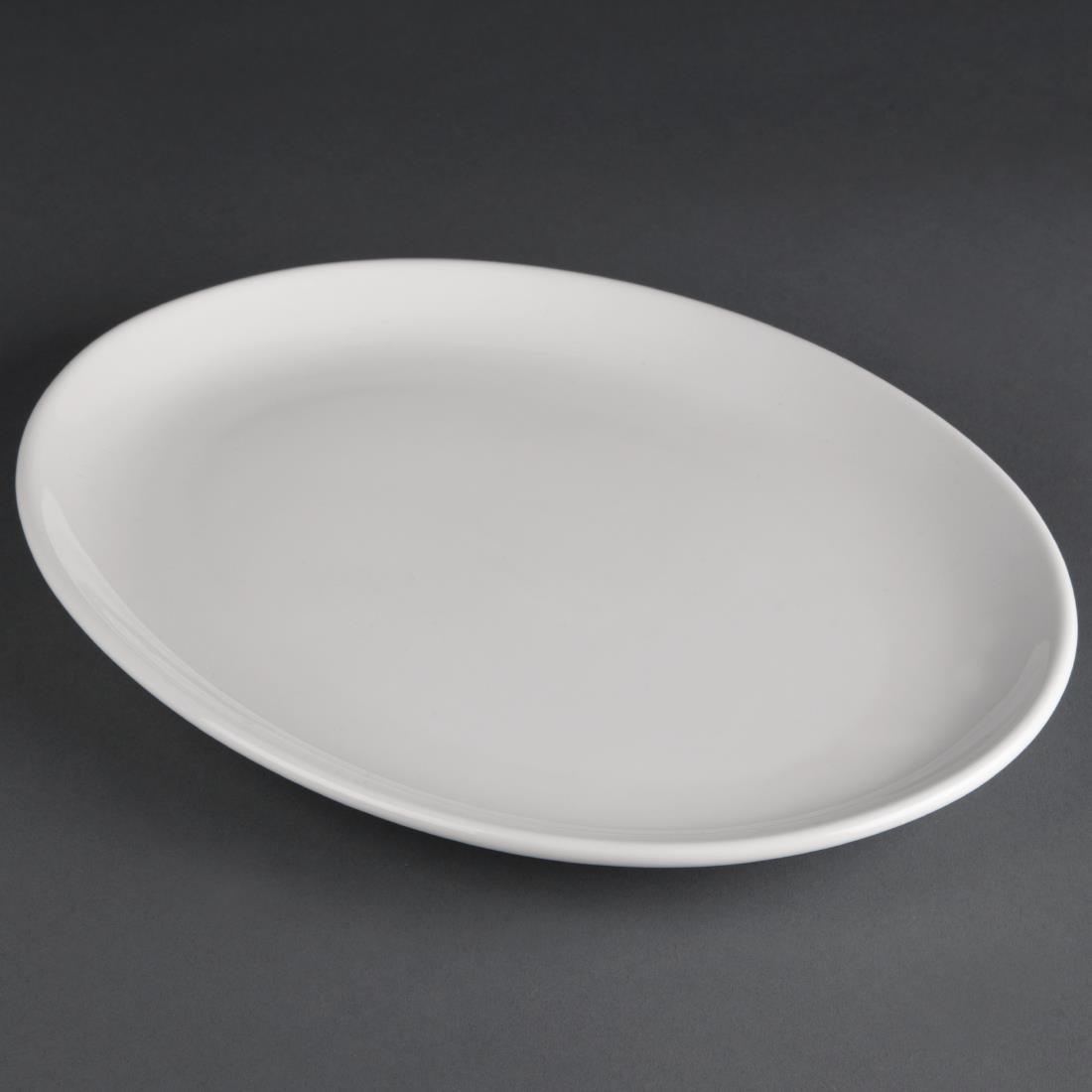 Assiettes ovales Olympia Athena 305 x 241mm (Lot de 6) - FRANCE CHR