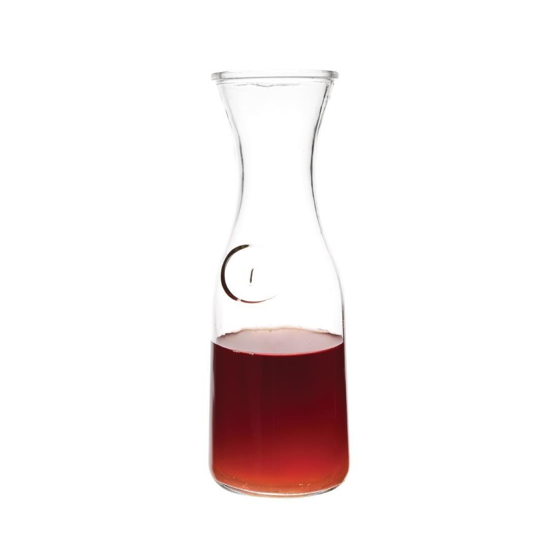 Carafe en verre Olympia 1L (Lot de 6) - FRANCE CHR