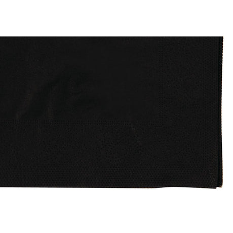 Serviettes cocktail noires 250mm (Lot de 2000) - FRANCE CHR