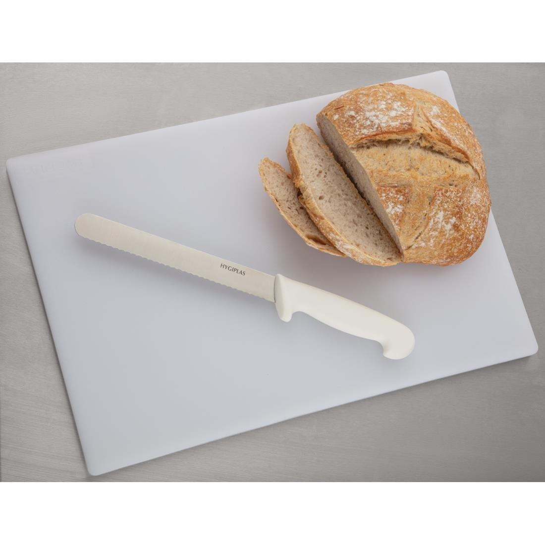 Planche à découper standard basse densité Hygiplas blanche - FRANCE CHR