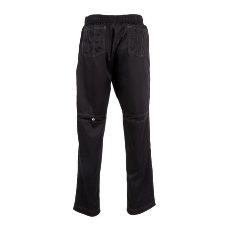 Pantalon de cuisine mixte Baggy Chef Works noir S - FRANCE CHR